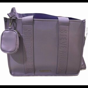 Steve Madden Webber Large Capacity Bag Lilac Purple